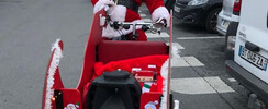 LOCATION LE TRAINEAU DU PERE NOEL SUR TRIPORTEUR