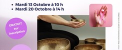 Atelier sonothérapie avec Au Jardin sonore / Octobre rose