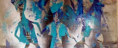 Maud SAINT MARTIN - Artiste peintre - ATELIER DE PEINTURE ABSTRAITE et céramiques