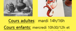 Atelier Mandarine Bleue - Ateliers Arts plastiques, dessin, peinture
