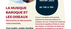 Alice Julien-Laferrière - LA MUSIQUE BAROQUE ET LES OISEAUX Rencontre et découverte in