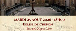 Concert de chants grégoriens par l’Ensemble MAGNUS LIBER