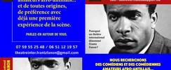 Le Théâtre Frantz Fanon recherche des comédiens-nes afro