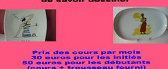 Atelier MCD 85 - Cours de peinture sur porcelaine