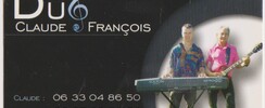 Duo Claude&François - Bals, Thé dansant, Anniversaire Mariage