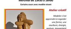 L'Atelier 17 Arts - Modelage argile Cours hebdomadaire le mercredi