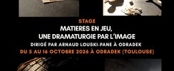Matières en jeu, une dramaturgie par l’image