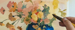 Stage aquarelle et pastels secs à Grasse