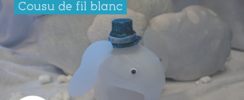 Pipelette la chaussette - Cousu de fil blanc