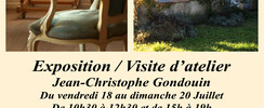 Exposition, visite atelier J-C Gondouin