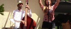 ROSE BONBON - Duo contre-basse/voix friandises de la chanson
