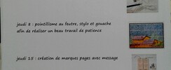 Atelier Lilib  - Programme des ateliers artistiques de septembre 