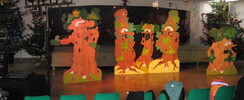DONNE : Décor bois spectacle enfants