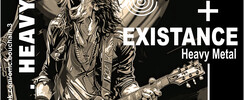concert Rock Heavy Métal Harsh + Existance