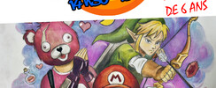 Stage dessin et aquarelle - les personnages de jeux vidéos