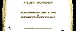 Alexis DIENNA - Atelier : Escrime, combat et duel artistique - cascade physique