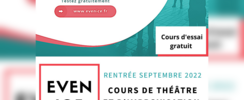Evenice - Cours de théâtre et d'improvisation