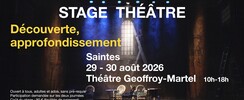 Découverte, approfondissement du jeu théâtral