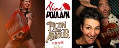 Concerts festifs avec nini poulain + picon mon amour