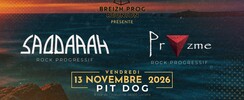 Soirée rock progressif avec SAQQARAH et PRYZME