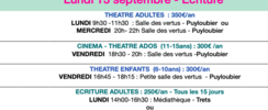 Cie du Cèdre - Ateliers théâtre et écriture 