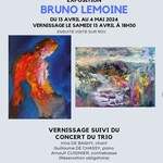 Exposition oeuvres de l'artiste peintre BRUNO LEMOINE