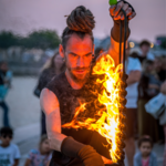 Capitaine Kawan - L'histoire d'une étincelle - Spectacle de feu