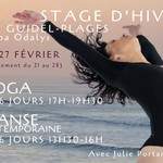 Stage d'hiver de danse contemporaine et de yoga en Bretagne 