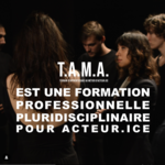 T.A.M.A . - Terrain d'apprentissage au métier d'acteur.ice