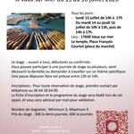Stage de dentelle aux fuseaux, initiation, perfectionnement
