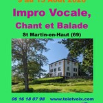 Impro vocale, chant et balade