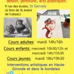 Atelier Mandarine Bleue - Ateliers Arts plastiques, dessin, peinture