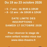 STAGES IDEOTHEATRE 5 7 ANS ET 8 12 ANS