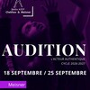 Audition Rencontre Meisner &M.Chekhov - Septembre