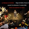 Stage improvisation théâtre week-end octobre
