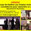 RECHERCHE COMEDIENNE ROLE THEATRE URGENT