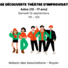 Stage découverte impro ados (13 - 17 ans) 