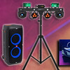 Sono + Jeux de Lumières + machine à fumée + JBL Location