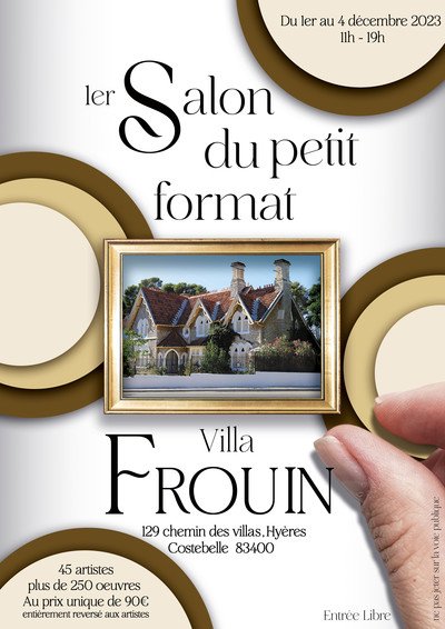 1er salon du petit format de la Villa Frouin
