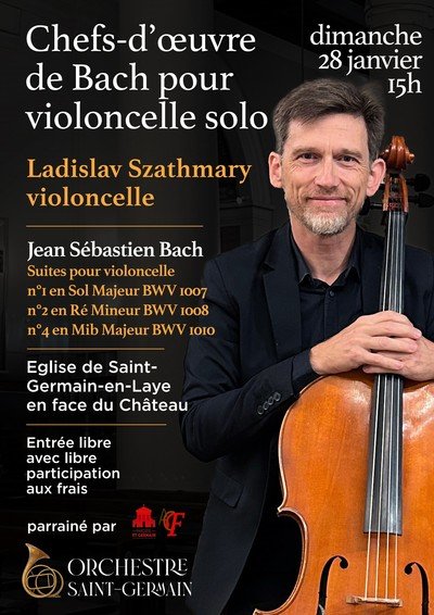 J.S.BACH - Suites pour violoncelle - L.Szathmary 