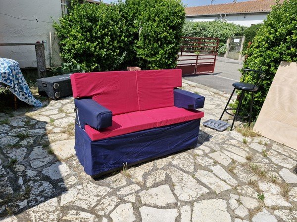 Banquette convertible pour spectacle