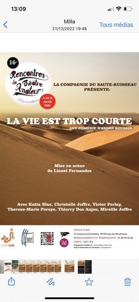 Compagnie du saute ruisseau - La vie est trop courte