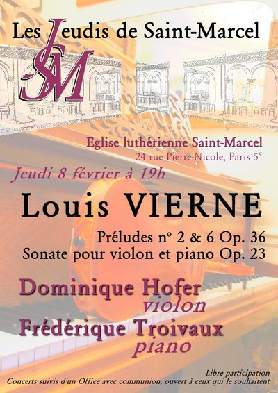 Concert Louis Vierne
