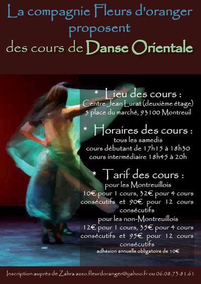 Cours de Danse orientale