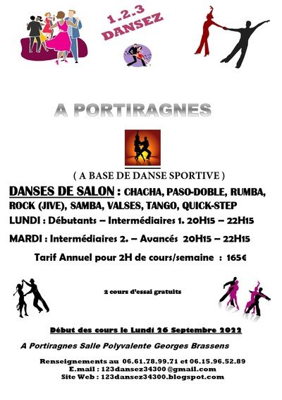 1.2.3. Dansez - "Danse de Salon" à base de danse sportive