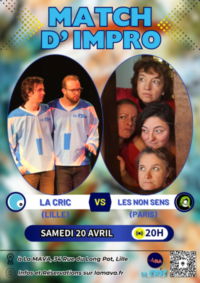 Match d’Impro – La CRIC vs Les Non Sens (de Paris)