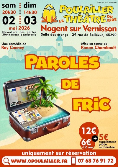 Ô Poulailler théâtre présente « Paroles de fric »