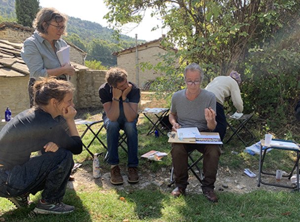 Séjour artistique d'aquarelle en Provence