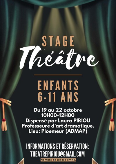 Stage de théâtre pour les enfants