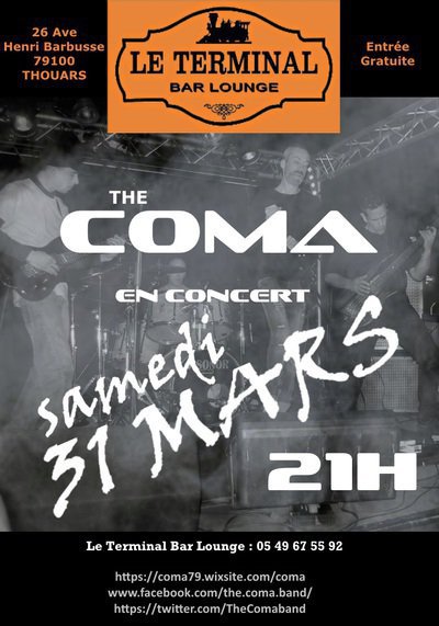 The Coma en concert au Terminal